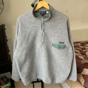 Vintage Patagonia Fleece Synchilla Snap-T Pullover Sweater Jacket Men’s XXL